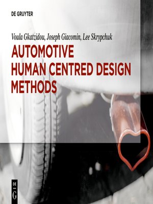 cover image of Automotive Human Centred Design Methods